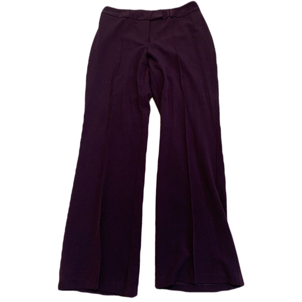 Women’s Melrose Wide Leg Pants in Burgundy~Plum~Size 10~Freshly Drycleaned